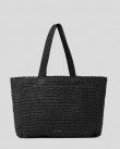Τσάντα ψάθινη Karl Lagerfeld Μαύρη 241W3064 999-black