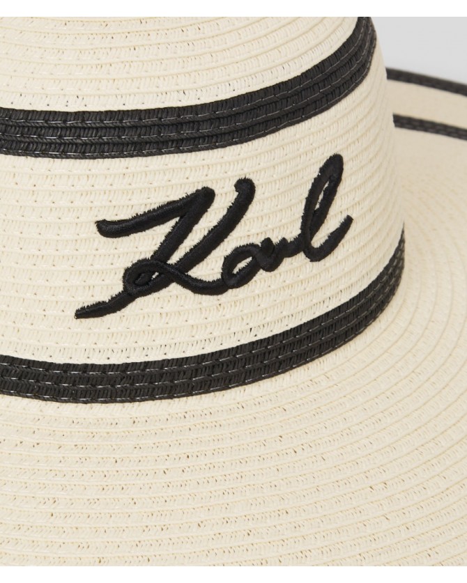 Καπέλο Karl Lagerfeld Εκρού 241W3416 A999-Black