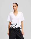 T-shirt Karl Lagerfeld Λευκό A2W17104-100