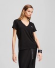 T-Shirt Karl Lagerfeld Μαύρο A3W17070-999