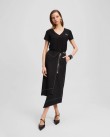 T-Shirt Karl Lagerfeld Μαύρο A3W17070-999