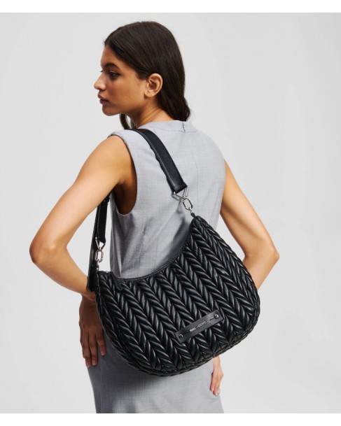 Τσάντα ώμου Karl Lagerfeld Μαύρη A3W30147-1AV