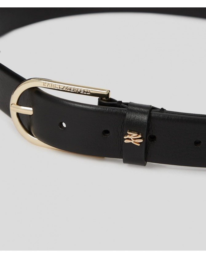 Ζώνη Karl Lagerfeld Μαύρη A3W33041-992
