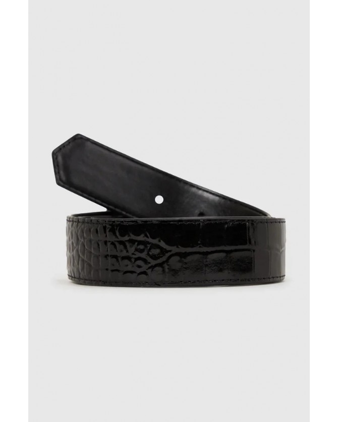 Ζώνη Karl Lagerfeld Μαύρη A4W33023-999