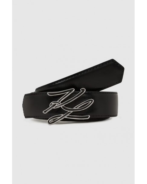Ζώνη Karl Lagerfeld Μαύρη A4W33022-999