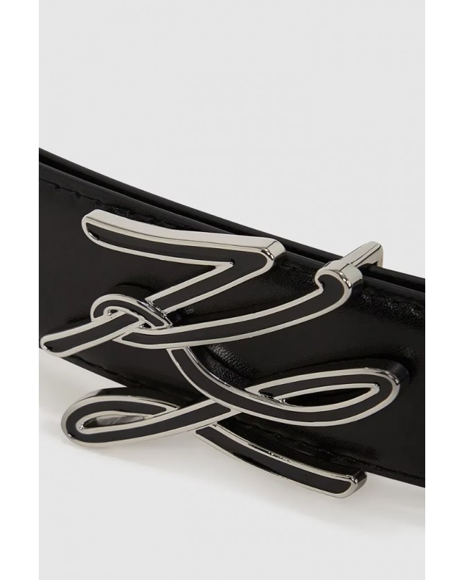 Ζώνη Karl Lagerfeld Μαύρη A4W33022-999