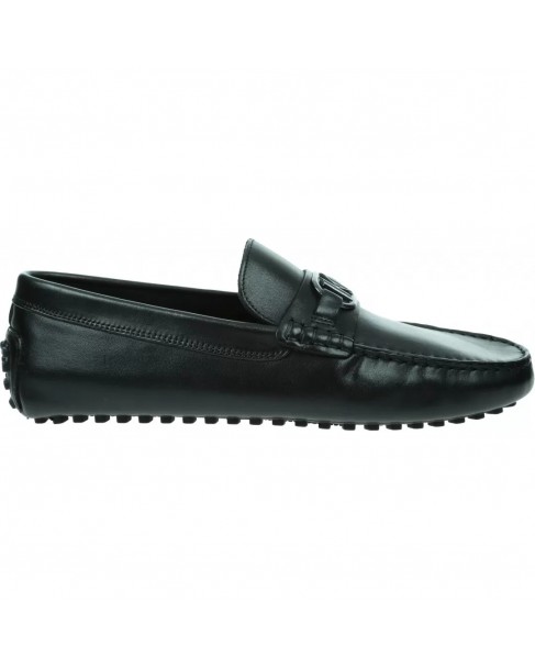 Loafer δερμάτινο Karl Lagerfeld Μαύρο KL22410 000-Black