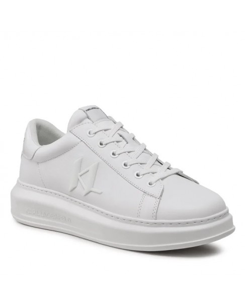 Υπόδημα Sneakers Karl Lagerfeld Λευκό KL52515 01W-White Lthr / Mono