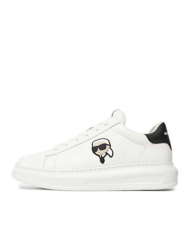 Υπόδημα Sneakers Karl Lagerfeld Λευκό KL52530N 011-White Lthr