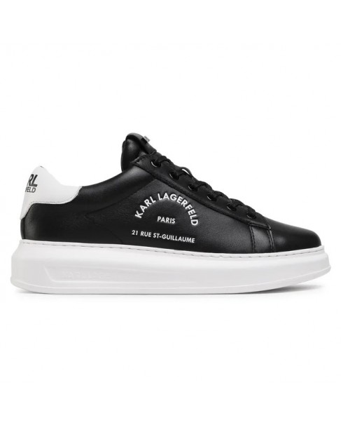 Υπόδημα Sneakers Karl Lagerfeld Μαύρο KL52538 000-BLACK LTHR