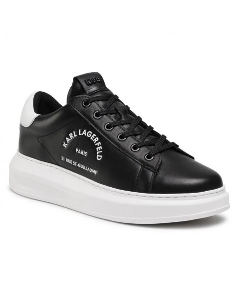 Υπόδημα Sneakers Karl Lagerfeld Μαύρο KL52538 000-BLACK LTHR