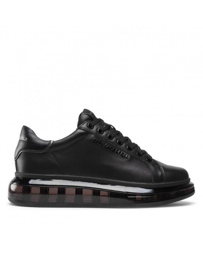 Υπόδημα Sneakers Karl Lagerfeld Μαύρο Lo Lace Lthr KL52625 00X-Black Lthr / mono