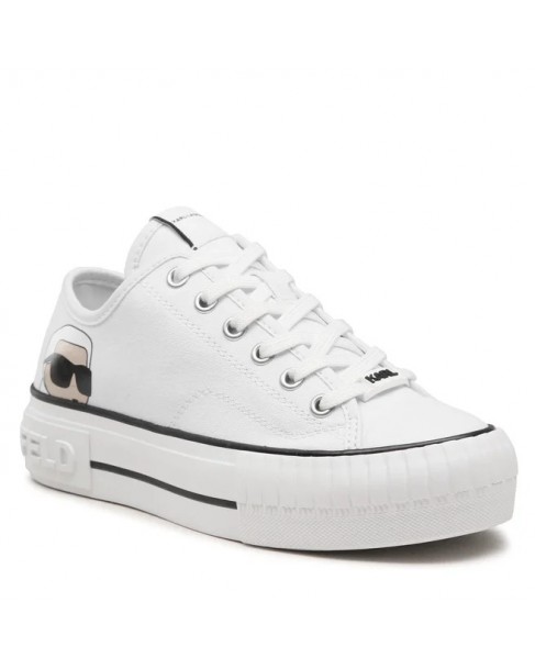 Υπόδημα Sneakers Karl Lagerfeld Λευκό KL60410N 911-White Canvas