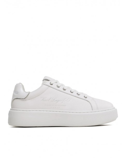 Υπόδημα Sneakers Karl Lagerfeld Λευκό KL62223F 011-White Lthr