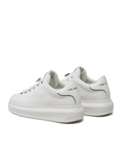 Υπόδημα Sneakers Karl Lagerfeld Λευκό KL62523F 01W-White Lthr / Mono