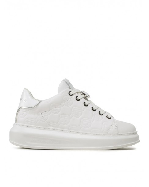 Υπόδημα Sneakers Karl Lagerfeld Λευκό KL62523F 01W-White Lthr / Mono