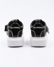Υπόδημα sneakers Karl Lagerfeld Μαύρο KL62576T 000-Black Lthr