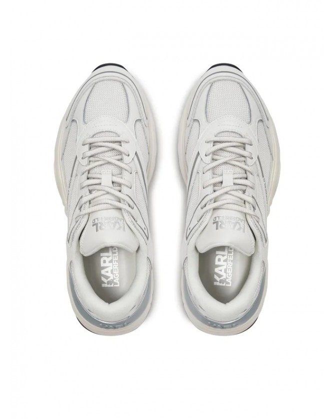 Υπόδημα Sneakers Karl Lagerfeld Λευκό KL56524 411-White Lthr & Textile