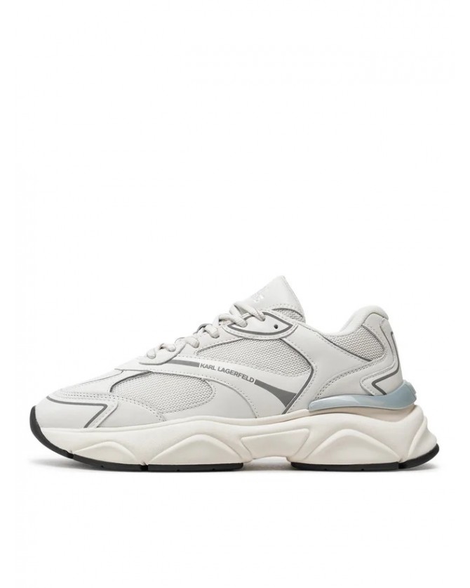 Υπόδημα Sneakers Karl Lagerfeld Λευκό KL56524 411-White Lthr & Textile