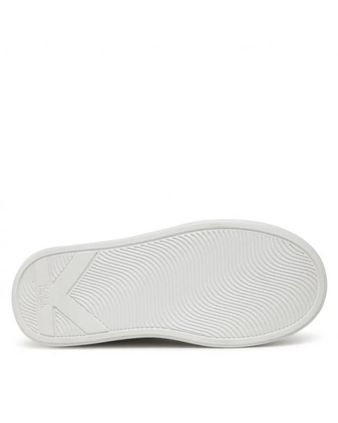 Υπόδημα Sneakers Karl Lagerfeld Λευκό KL63510A 01S-White Lthr w/Silver