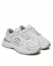 Υπόδημα Sneakers Λευκό KL56538A 411-White Lthr & Textile