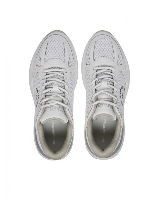 Υπόδημα Sneakers Λευκό KL56538A 411-White Lthr & Textile