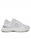 Υπόδημα Sneakers Λευκό KL56538A 411-White Lthr & Textile