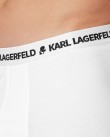 Τριάδα σετ εσωρούχων boxer Karl Lagerfeld Λευκά A1M47151-100