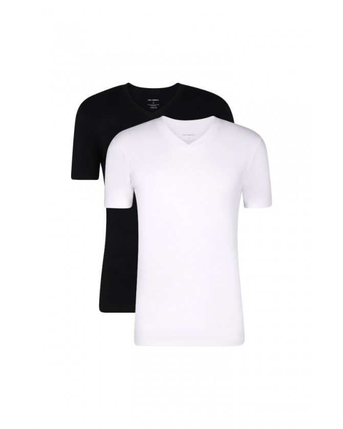 Set φανέλες Karl Lagerfeld Μαύρο-Λευκό A3M47006-101