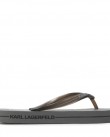 Σαγιονάρες Karl Lagerfeld Μαύρες KL81013 V00-Black Rubber