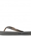 Σαγιονάρες Karl Lagerfeld Μαύρες KL81013 V00-Black Rubber