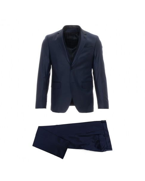 Κοστούμι με γιλέκο Karl Lagerfeld Σκούρο μπλε 115244-521096-1-670