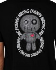 T-shirt WRONG FRIENDS Μαύρη KIOWA T-SHIRT-BLACK