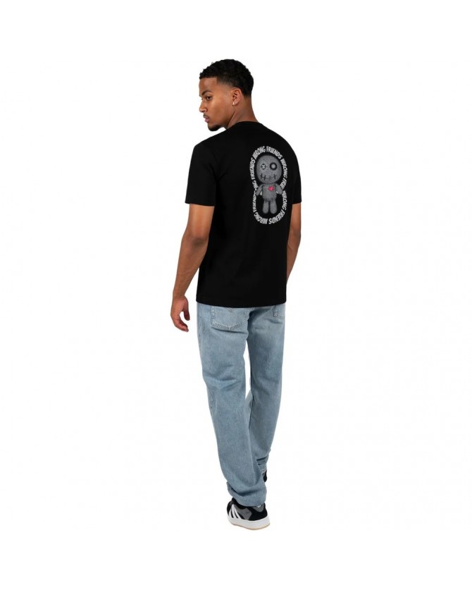T-shirt WRONG FRIENDS Μαύρη KIOWA T-SHIRT-BLACK