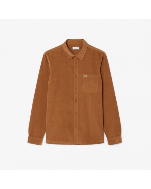Πουκάμισο Lacoste κοτλέ Ταμπά 3CH3346-LDPC