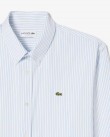 Πουκάμισο Lacoste Ριγέ Λευκό-Μπλε 3CH5084-LF6Z