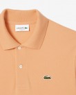 Polo t-shirt ανδρικό Lacoste βαμβακερό Πορτοκαλί 3L1212-LIXY Classic fit