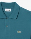 Polo t-shirt ανδρικό Lacoste βαμβακερό Petrole 3L1212-LIY4 Classic fit