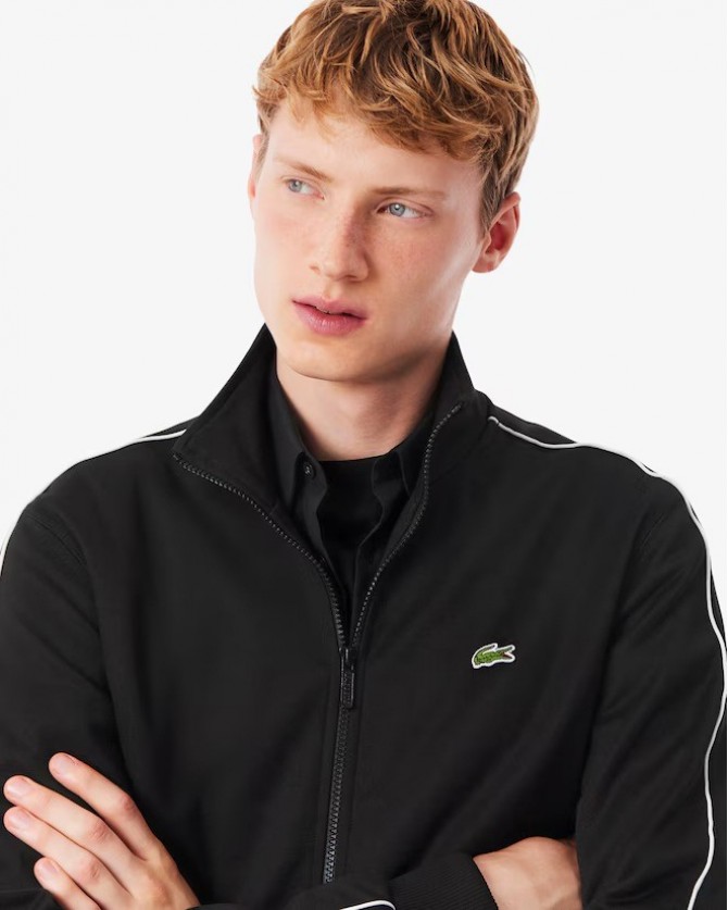 Ζακέτα φούτερ Lacoste Μαύρη 3SH1457-L031