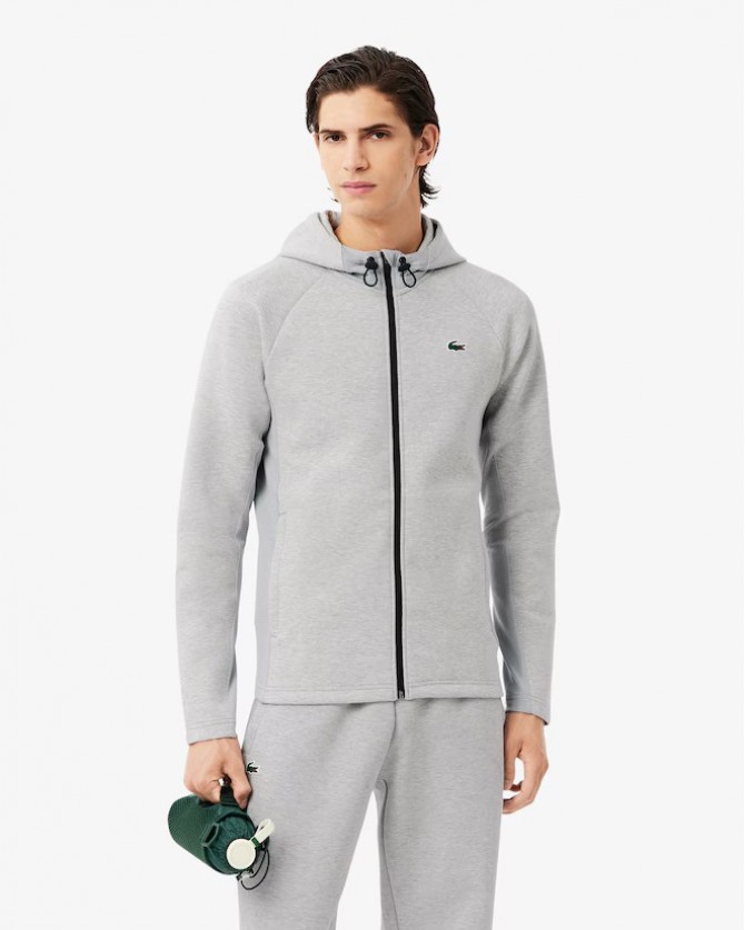 Ζακέτα φούτερ Lacoste Γκρι 3SH8914-L9YA
