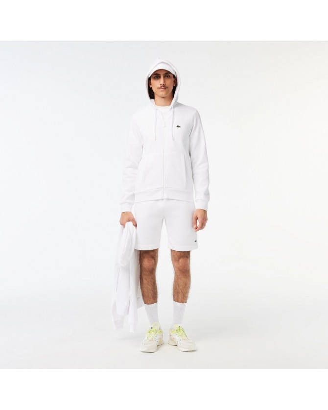 Ζακέτα φούτερ Lacoste Λευκή SH9626-001