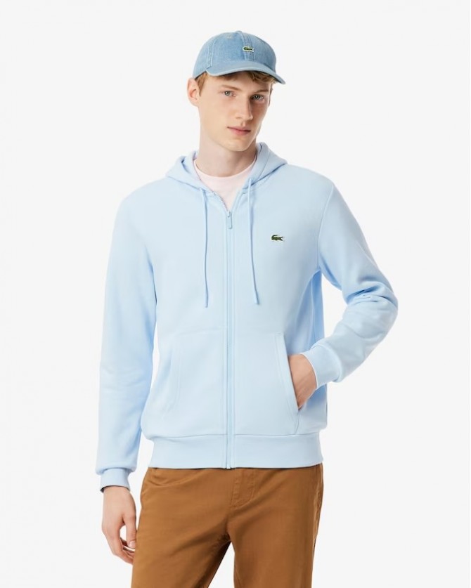 Ζακέτα φούτερ Lacoste Σιέλ 3SH9626-LT01
