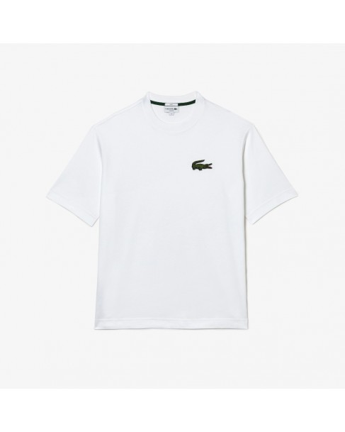 T-shirt ανδρικό Lacoste Λευκό βαμβακερό 3TH0062-L001 Loose fit