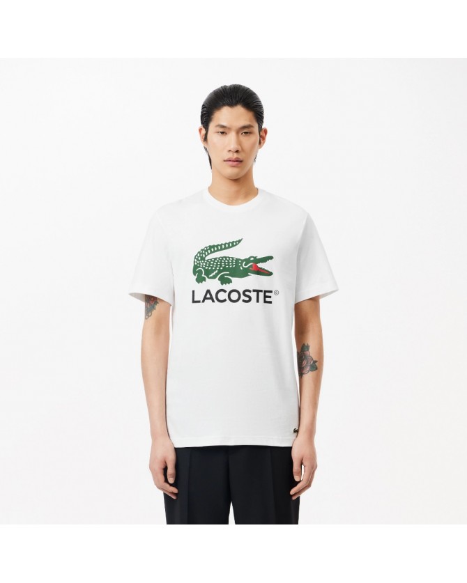 T-shirt Lacoste Λευκό 3TH1285-L001