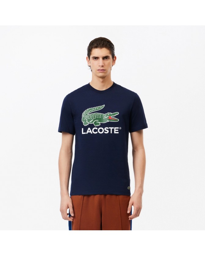 T-shirt Lacoste Σκούρο μπλε 3TH1285-L166