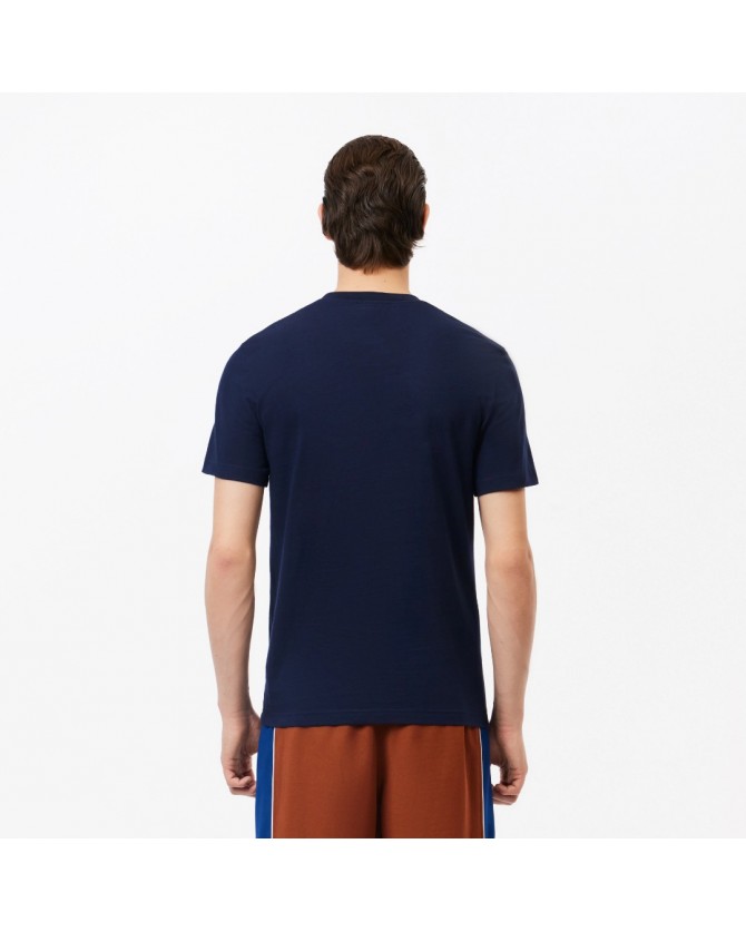 T-shirt Lacoste Σκούρο μπλε 3TH1285-L166