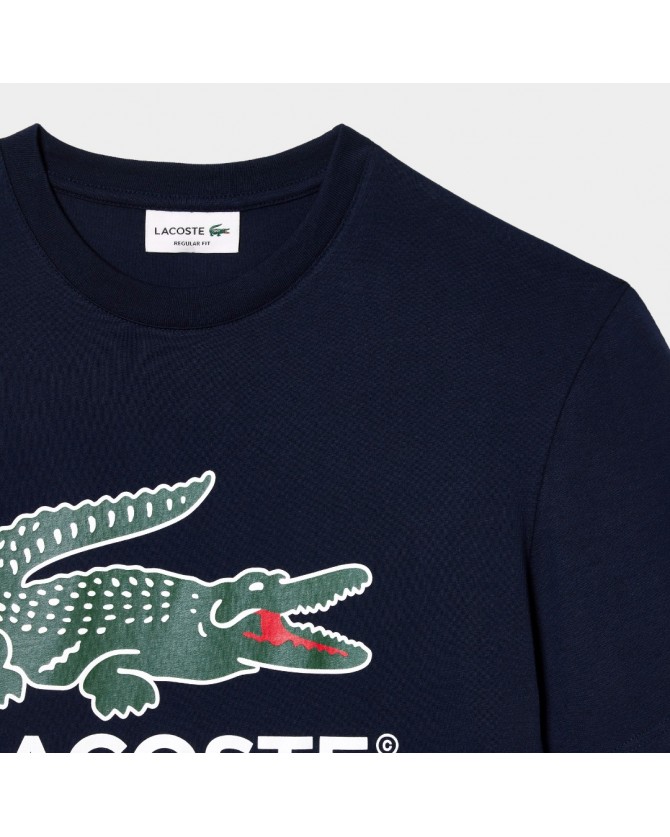 T-shirt Lacoste Σκούρο μπλε 3TH1285-L166