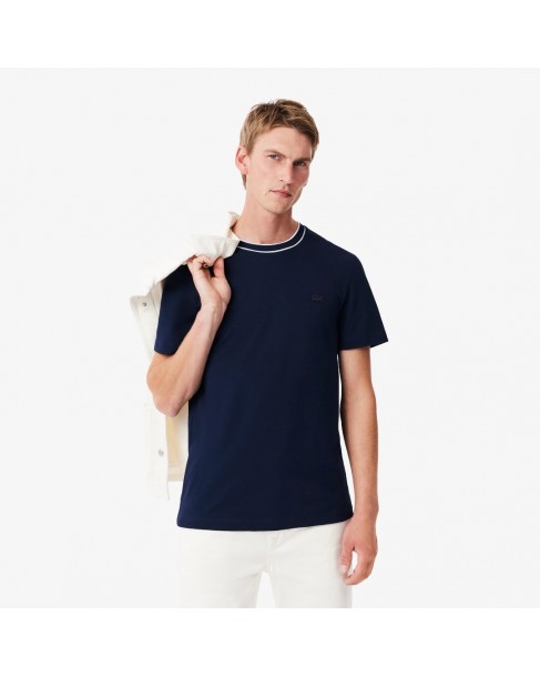 T-shirt Lacoste Σκούρο μπλε 3TH8174-L166