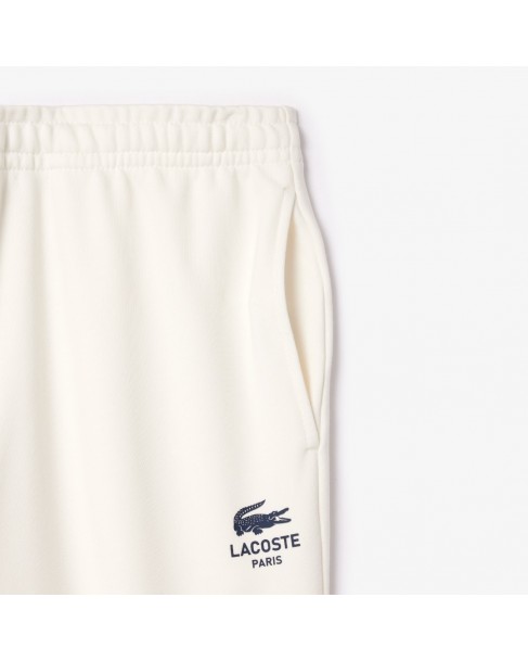 Παντελόνι φόρμα Lacoste Λευκό 3XH2724-L70V