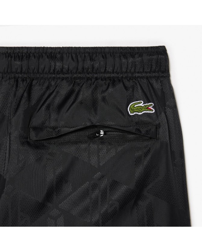 Παντελόνι φόρμα Lacoste Μαύρη 3XH4013-L031